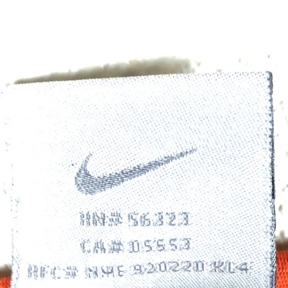 Nike Shirt Blue Orange Scoop Neck Tank Top Dri Fit Center Logo Size X Small - Picture 7 of 12